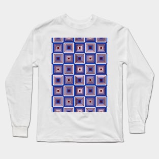 Simpe Square Pattern Long Sleeve T-Shirt